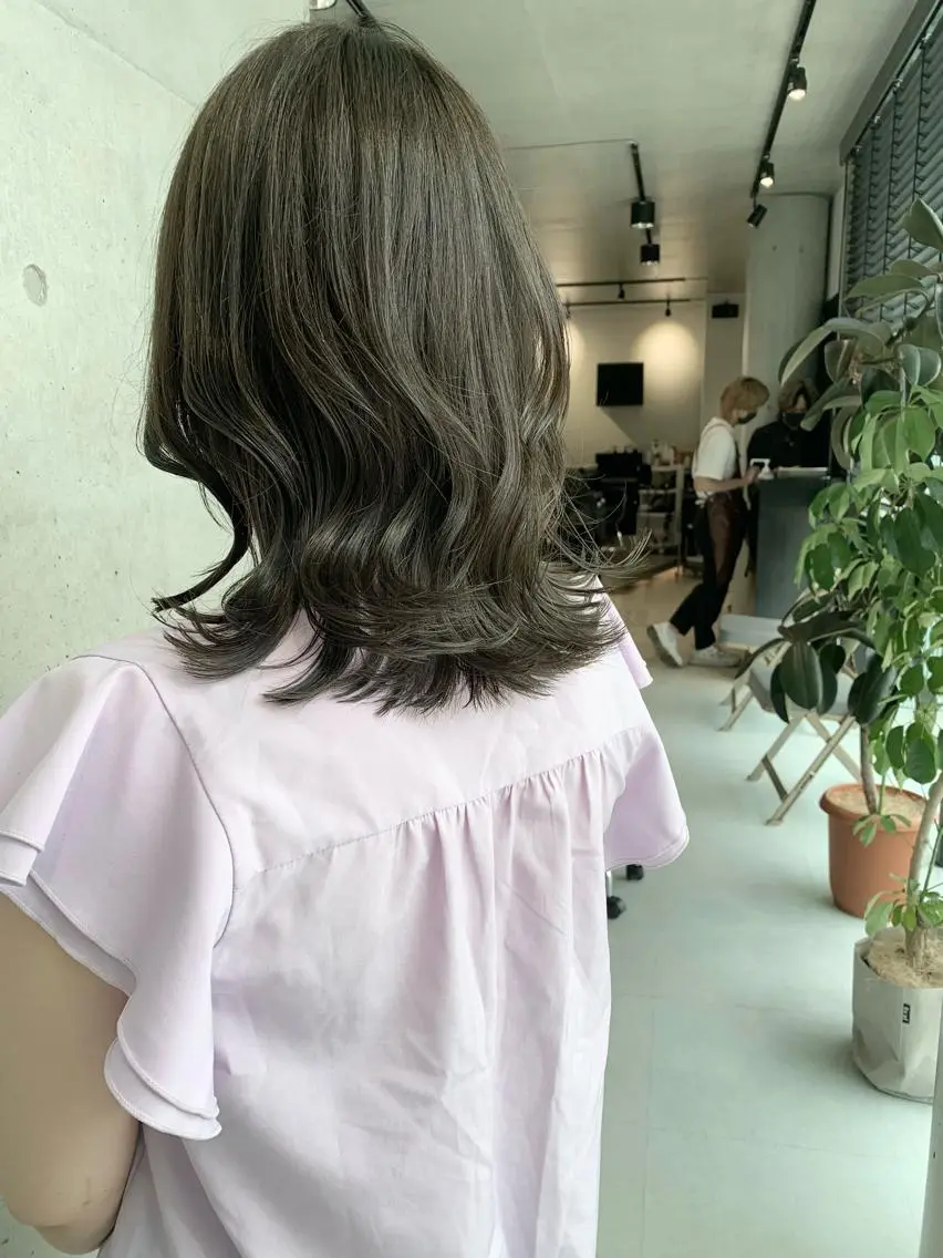 ロング カラー ヘアカラー トリートメント 透明感カラー✂︎ /縮毛矯正/YUKAのヘアスタイル