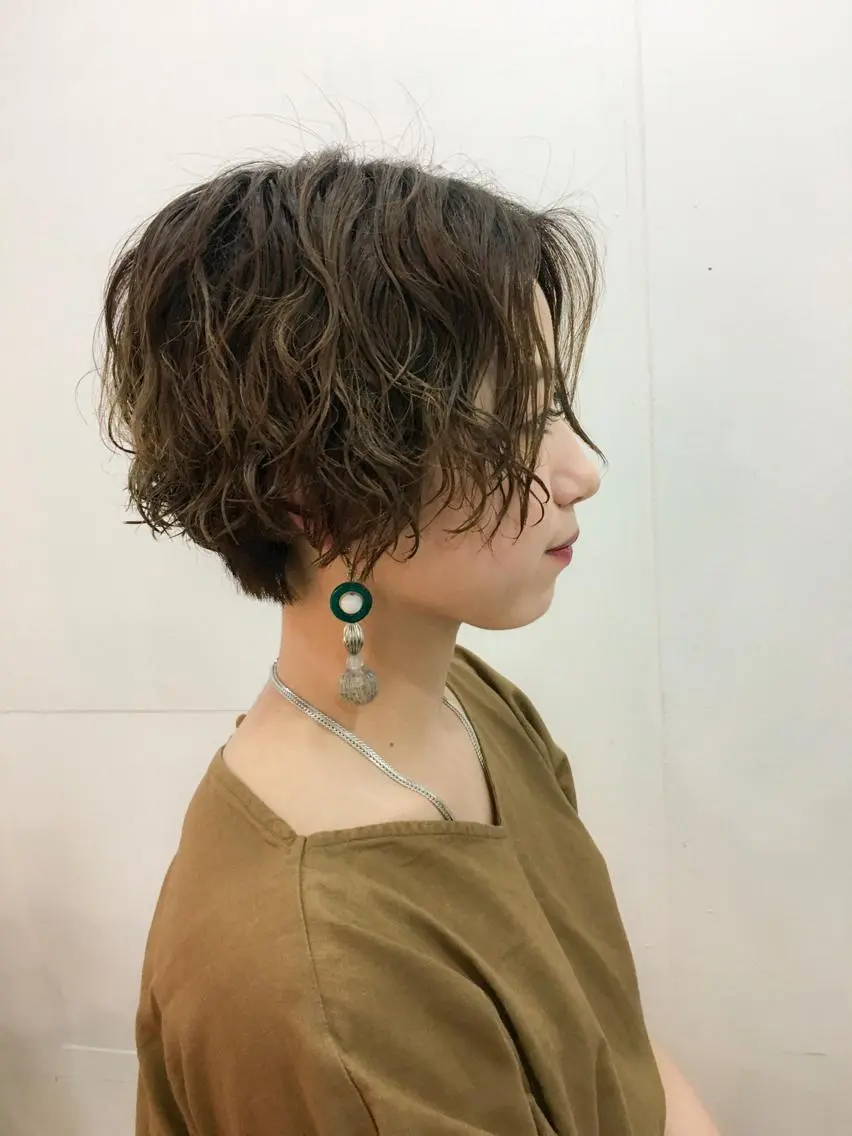 ショート パーマ ヘアアレンジ メンズスタイル ly本厚木のヘアスタイル