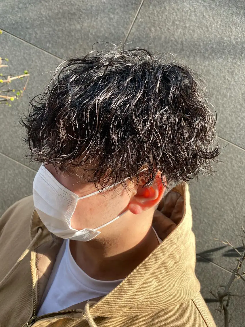 パーマ メンズ カット パーマ トリートメント ヘアセット 再現性No.1ヘア ごーた立川のヘアスタイル