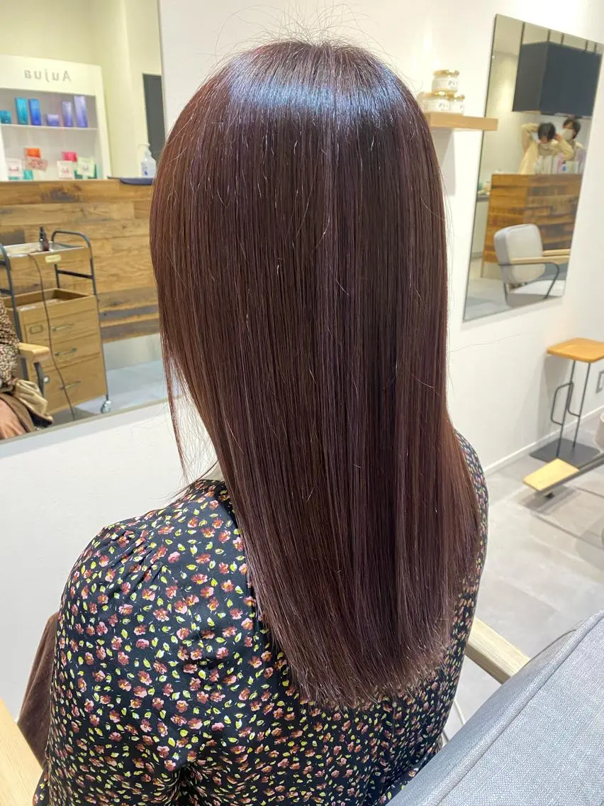 セミロング カラー ☾伊左治祐未☾ カットセンター北のヘアスタイル