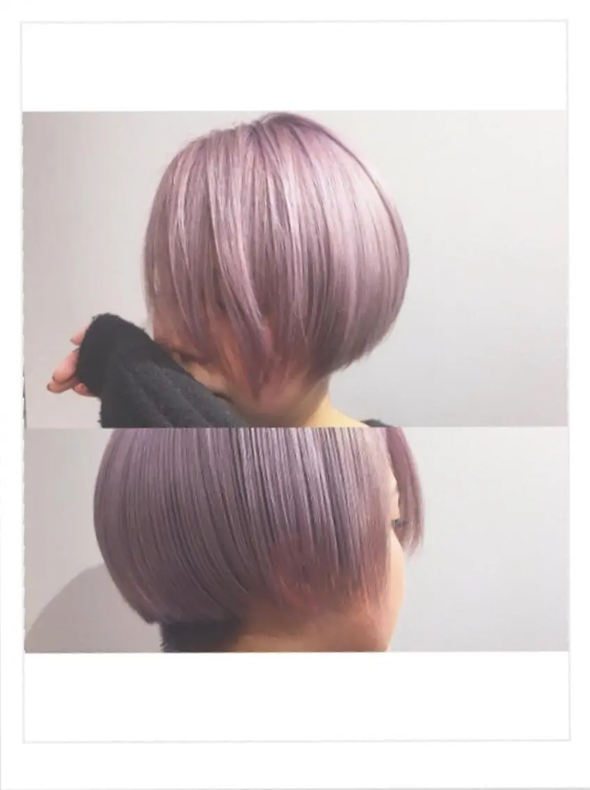 ショート カラー ヘアアレンジ 山本 千尋のヘアスタイル