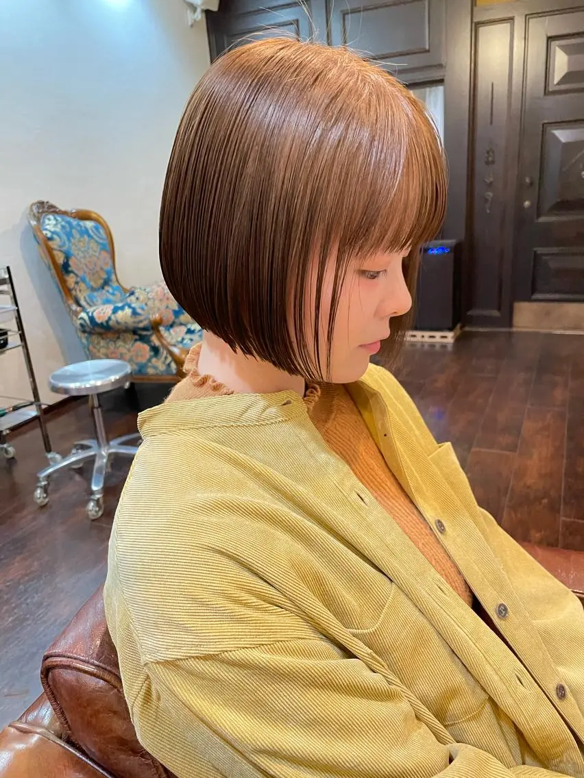 ショート 丹羽大喜 縮毛矯正/美髪矯正のヘアスタイル