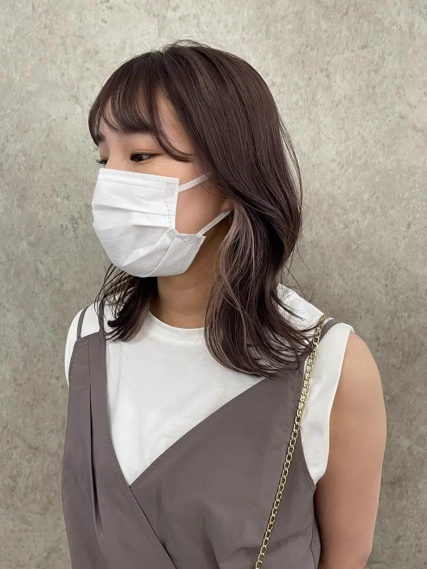 セミロング カラー fifth おのでら ようのヘアスタイル