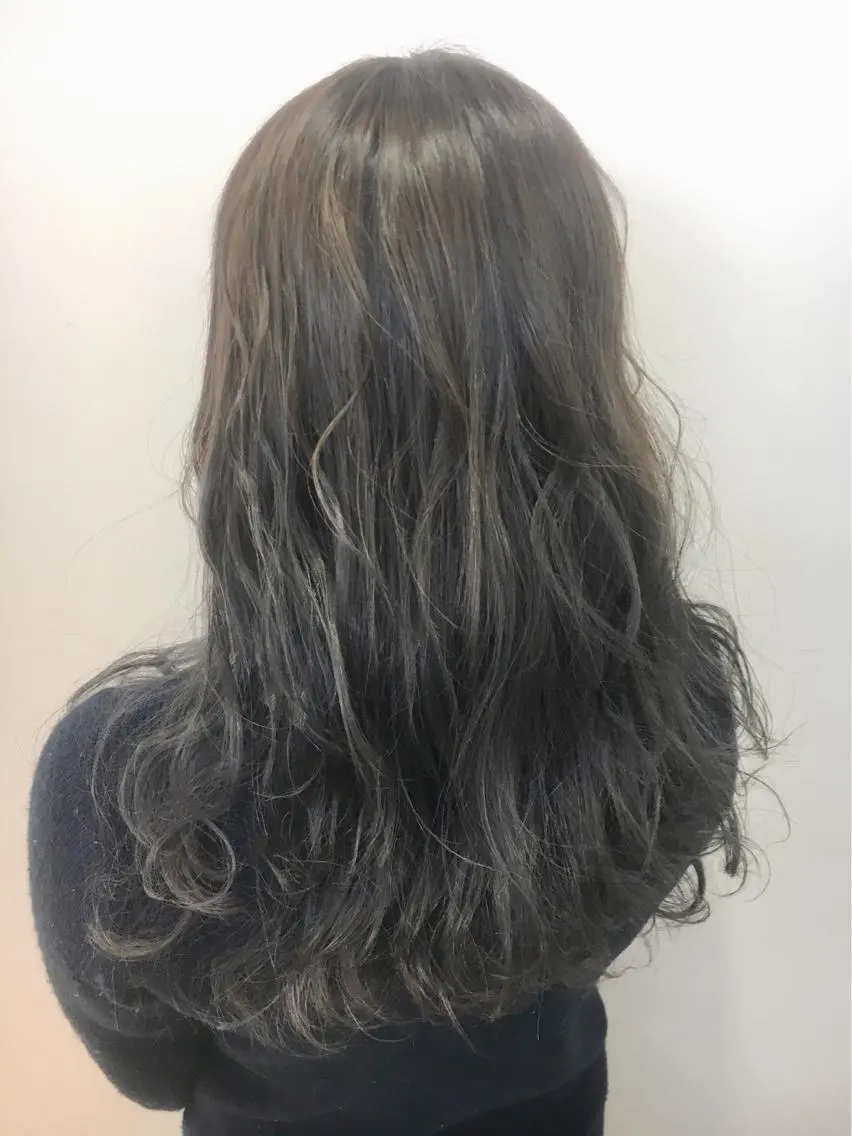 ロング カラー ハイライトカラー ハイライト ヘアカラー 永井 大希のヘアスタイル