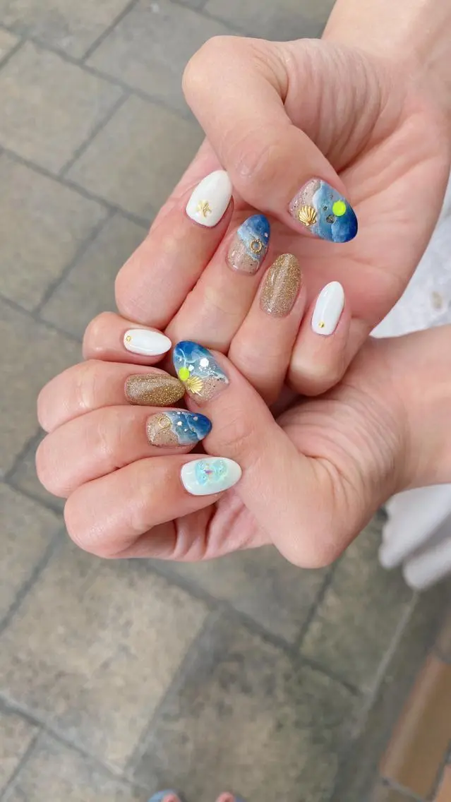 ネイル ハンドネイル nailsalon ∞ ﾐｶﾅﾙ ∞のネイルデザイン