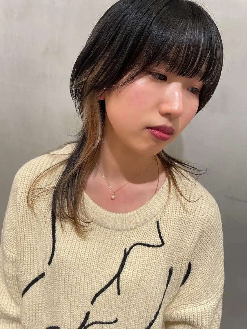セミロング カラー ヘアカラー トリートメント 優作 〜圧倒的信頼〜のヘアスタイル