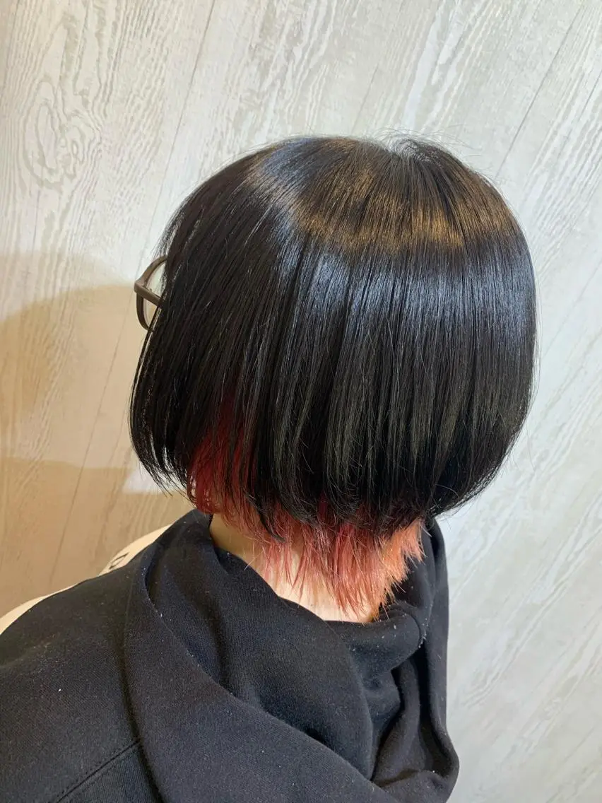 ショート ウルフカット カット ヘアカラー トリートメント VIE.ORNER 浦安店　三上真弥のヘアスタイル