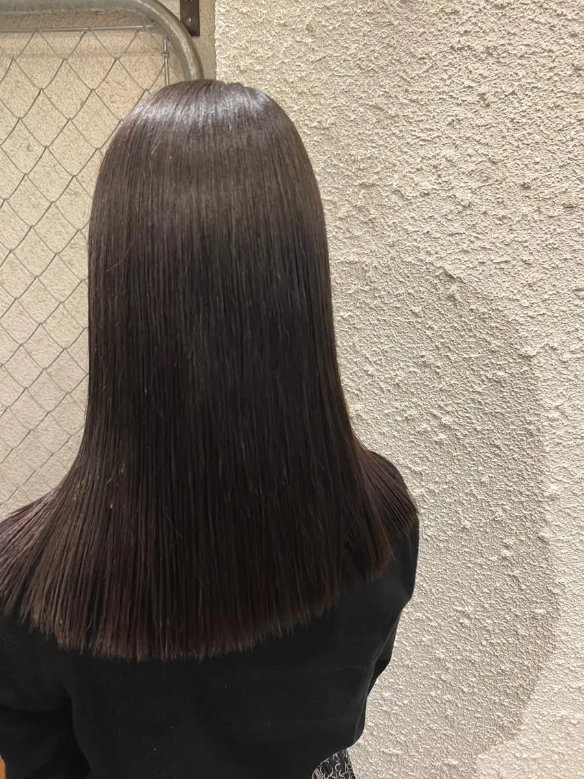 セミロング パーマ 縮毛矯正 ✨艶髪職人 しょうたろう✨のヘアスタイル