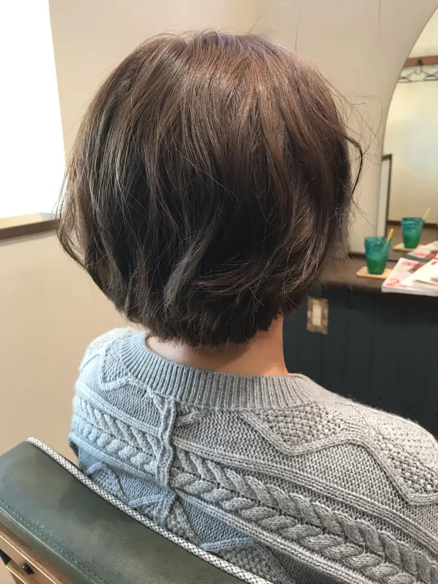 ショート カラー パーマ Ray hair 春日部のヘアスタイル