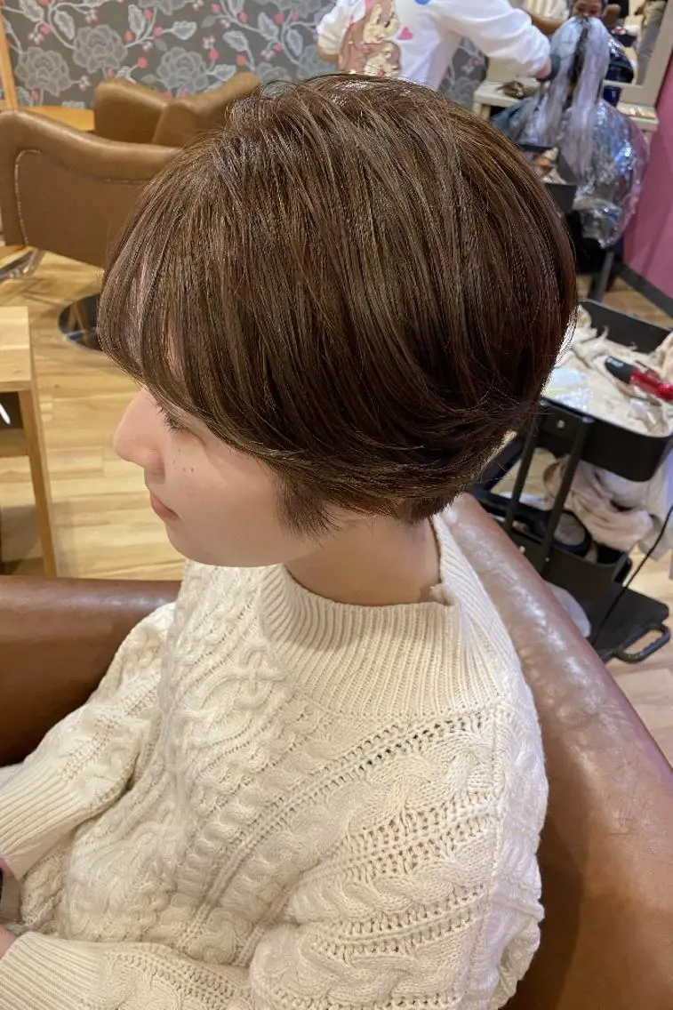 カラー ショート ブリーチ ケアブリーチ 透明感カラー ダブルカラー ハイライトカラー 北九州美容室 🕊️わかな✂︎のヘアスタイル