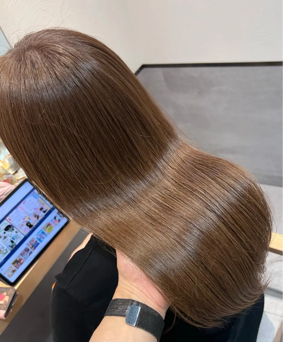 セミロング カラー トリートメント 寺山 雄哉のヘアスタイル