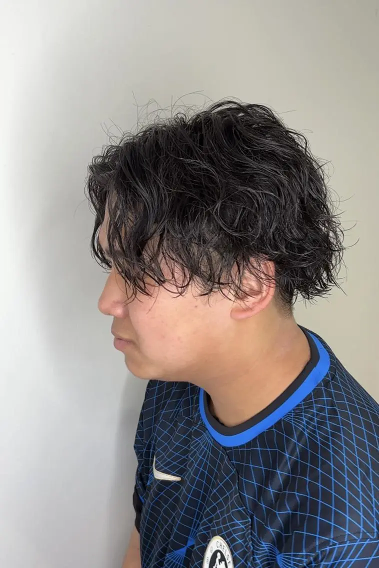 ミディアム パーマ メンズ aDALil ATSUYAのヘアスタイル