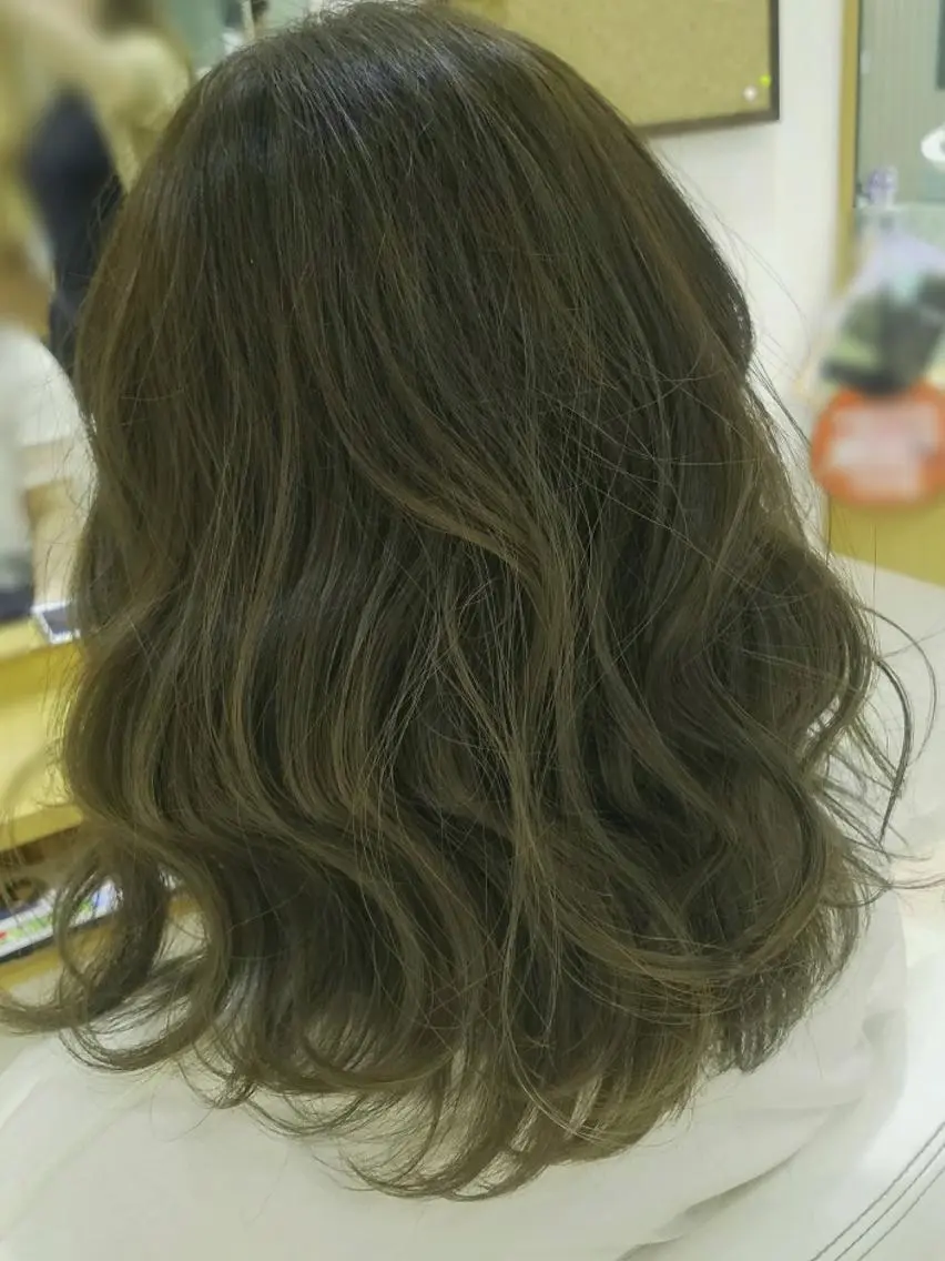 ミディアム カラー アッシュ カット ヘアカラー 徳永 健のその他イメージ