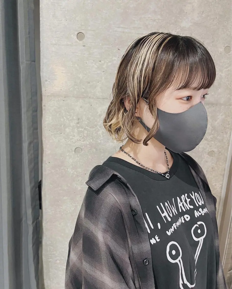 パーマ カット パーマ トリートメント ボブパーマコテ巻き風 パーマNo1深江秀平のヘアスタイル