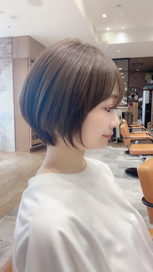 ショート 新宿　ショート・ボブ カットモデル募集のヘアスタイル