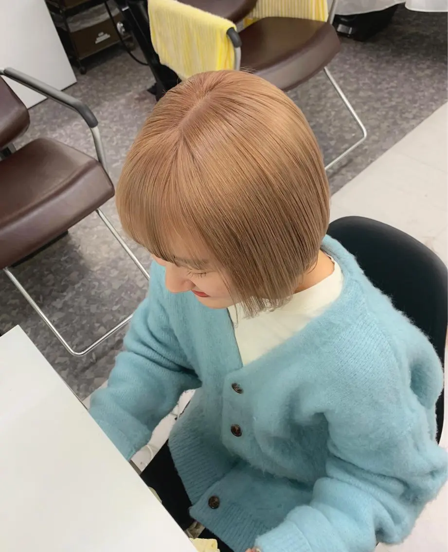ショート ボブ 卒業式ヘアセット🎀 ヘアアレンジのヘアスタイル
