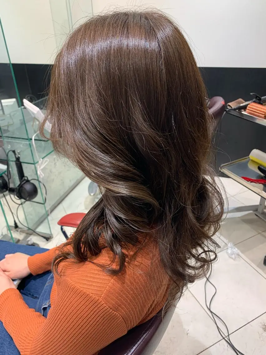 ロング カット ヘアカラー トリートメント ヘアセット ✨上村 潤平✨メンズヘア✨のヘアスタイル
