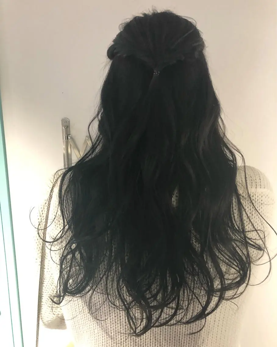 ロング カラー ブルーカラー ネイビーカラー ヘアカラー トリートメント 🍊新宿南口🍊 ERINAのヘアスタイル