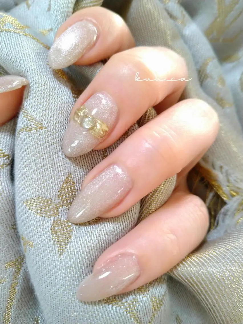 ネイル アートネイル マグネットネイル nailsalon Natuのネイルデザイン