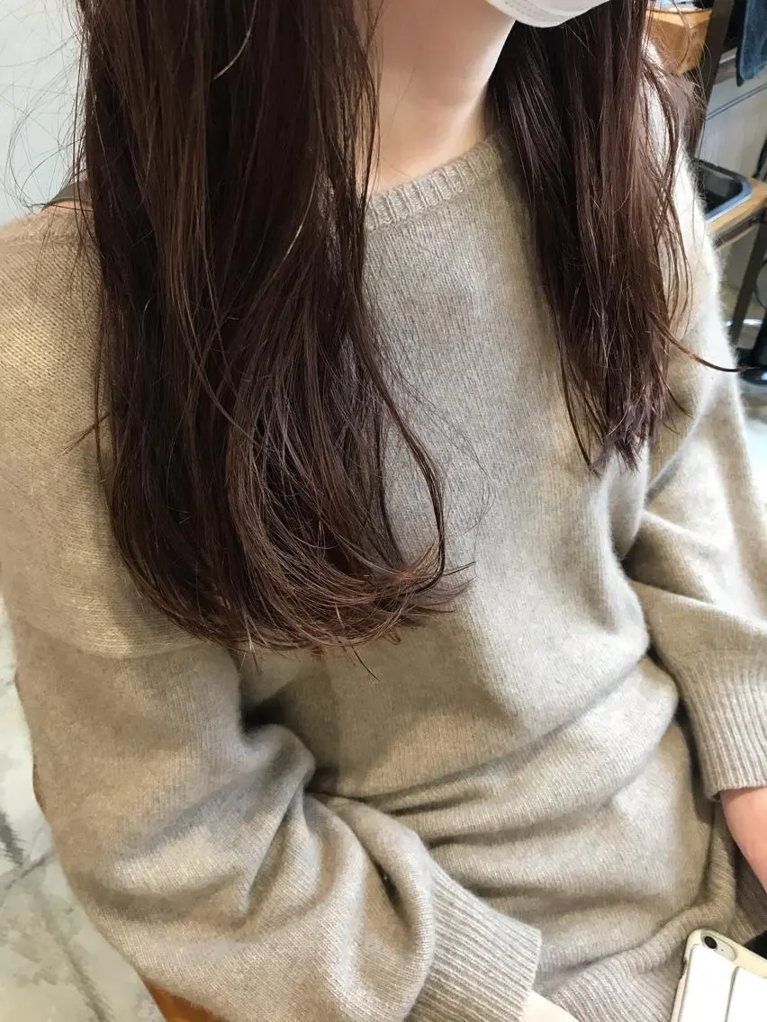 ロング ヘアカラー トリートメント ayane⭐️ボブ・ ショート・パーマのヘアスタイル