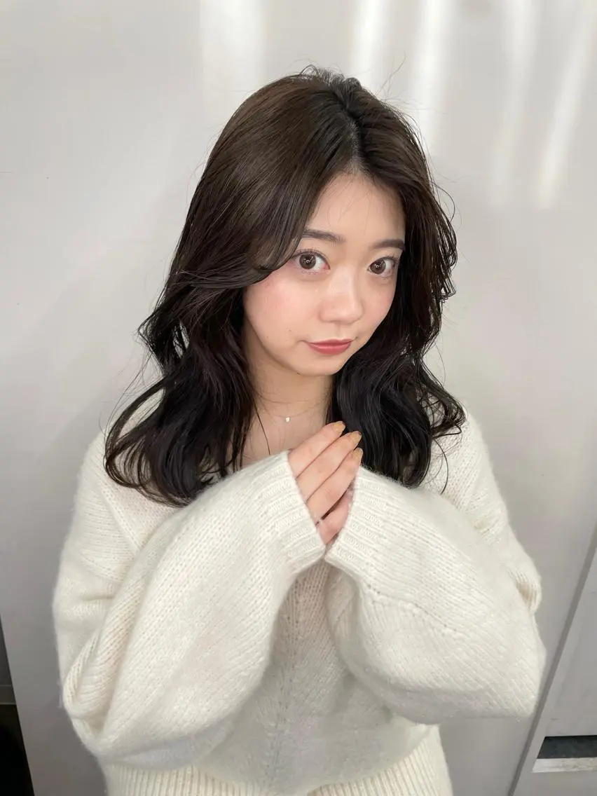ミディアム くびれヘア ❤️ショートカット ・顔周りカット❤️のヘアスタイル