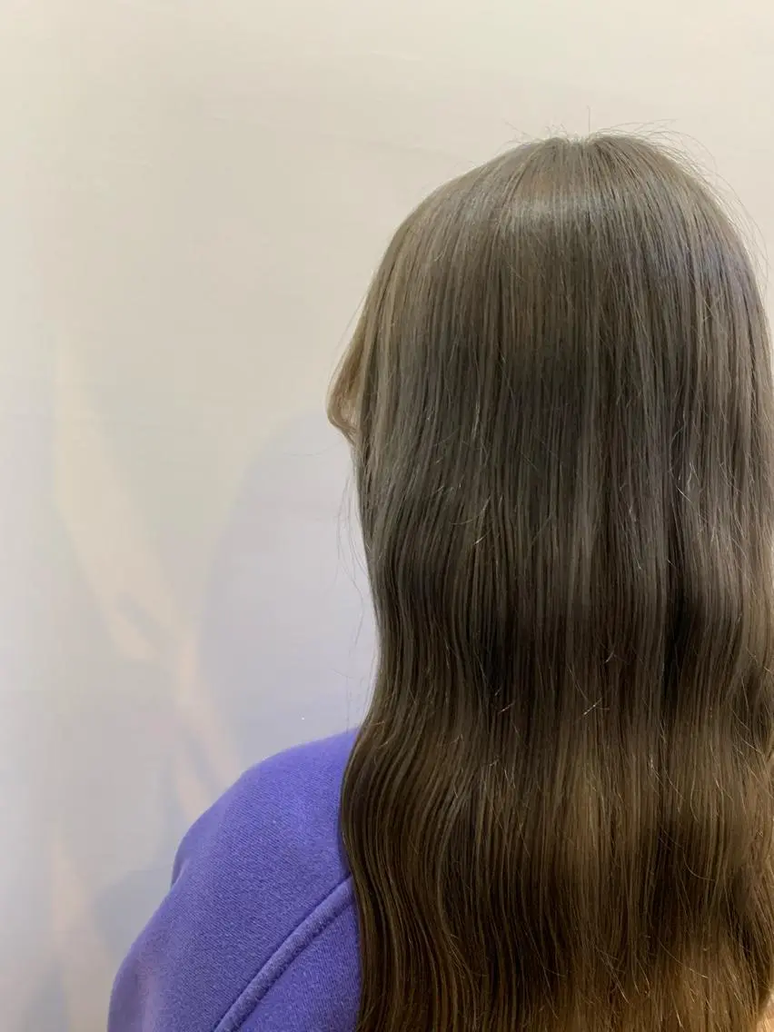ロング カラー パーマ ヘアアレンジ メンズ キッズ ネイル マツエク・マツパ アイブロウ 🤍韓国風レイヤー/ 艶髪🤍鳥越美羽のヘアスタイル