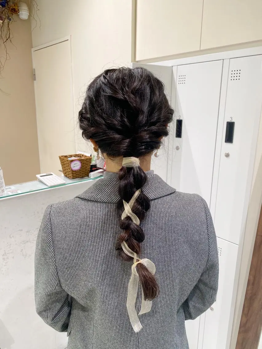 ヘアアレンジ 暖色カラー /ヘアアレンジ/花鈴のヘアスタイル