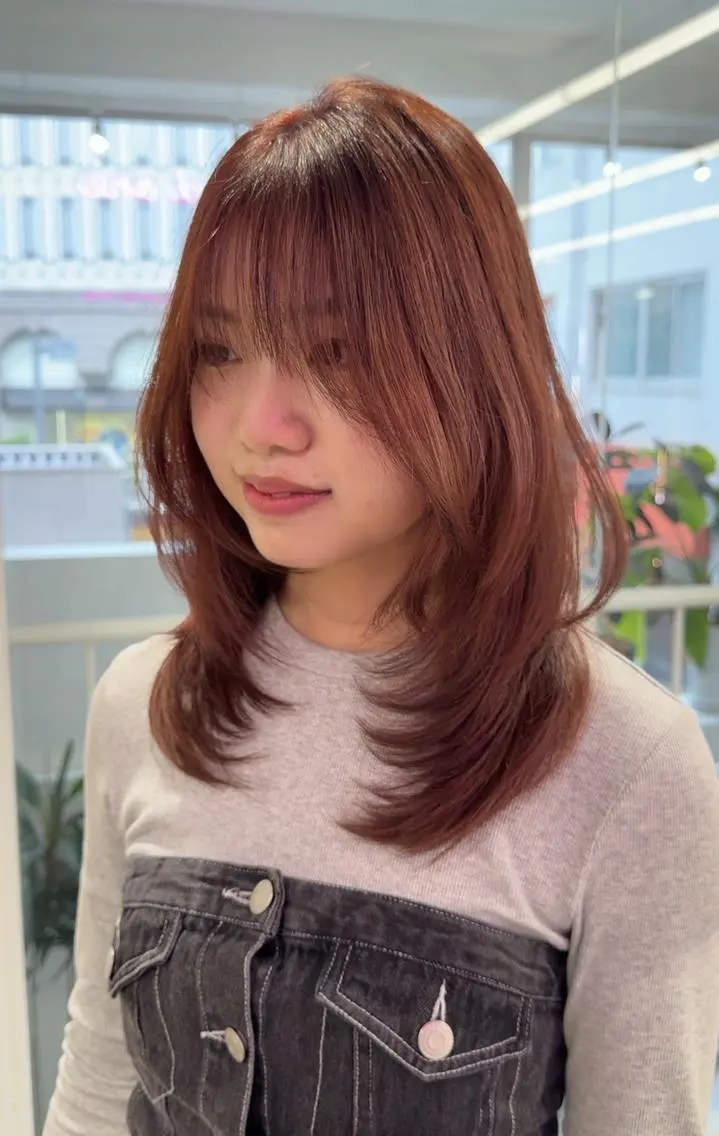 ロング カラー ヘアカラー トリートメント レイヤー＆カラー 人気美容師倉崎涼のヘアスタイル