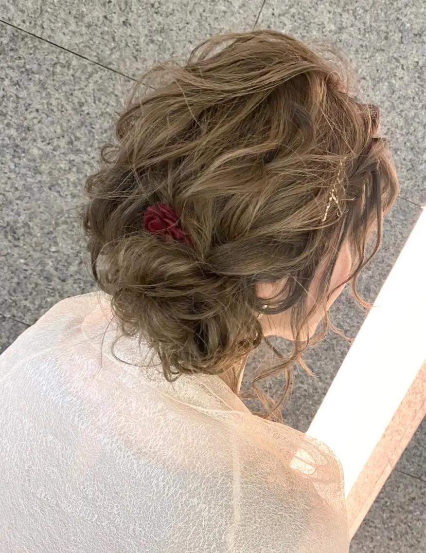 ロング ヘアアレンジ カット ヘアセット 骨格整形カット/ ショート✂️堀夢哉のヘアスタイル