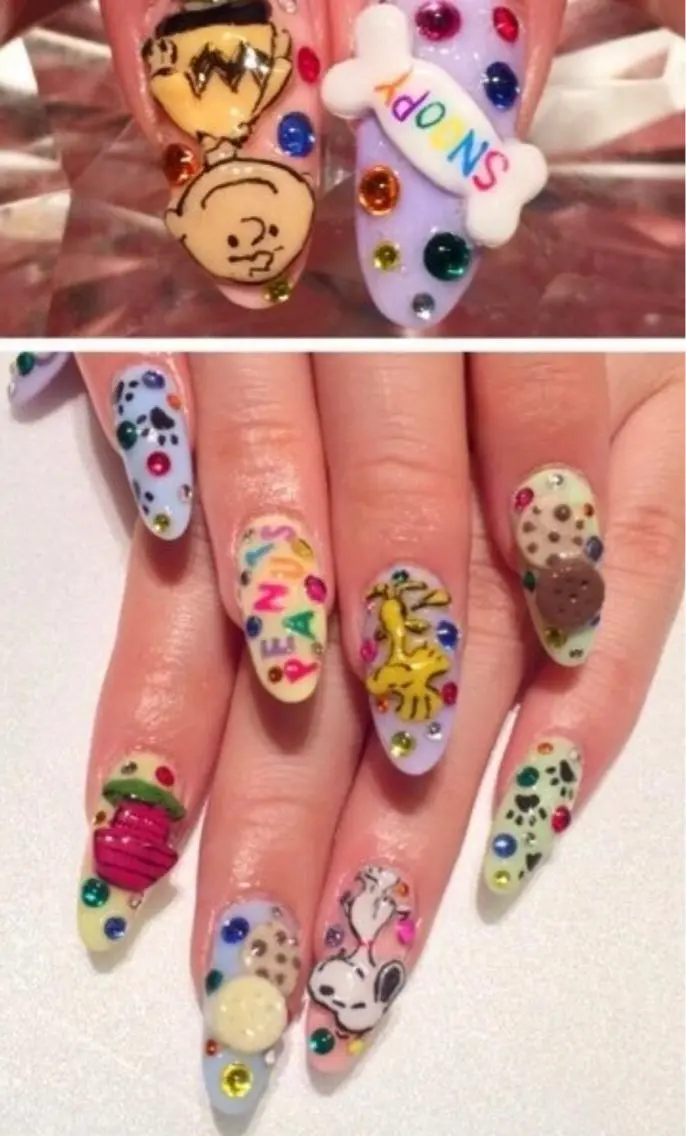 ネイル アートネイル スカルプネイル YUN 💅のネイルデザイン