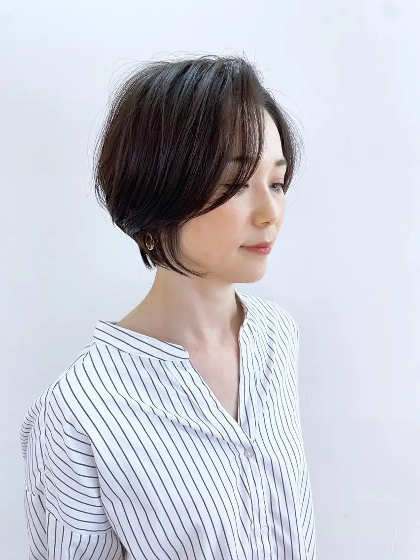 ショート カット ヘアカラー トリートメント 松田 光雄のヘアスタイル