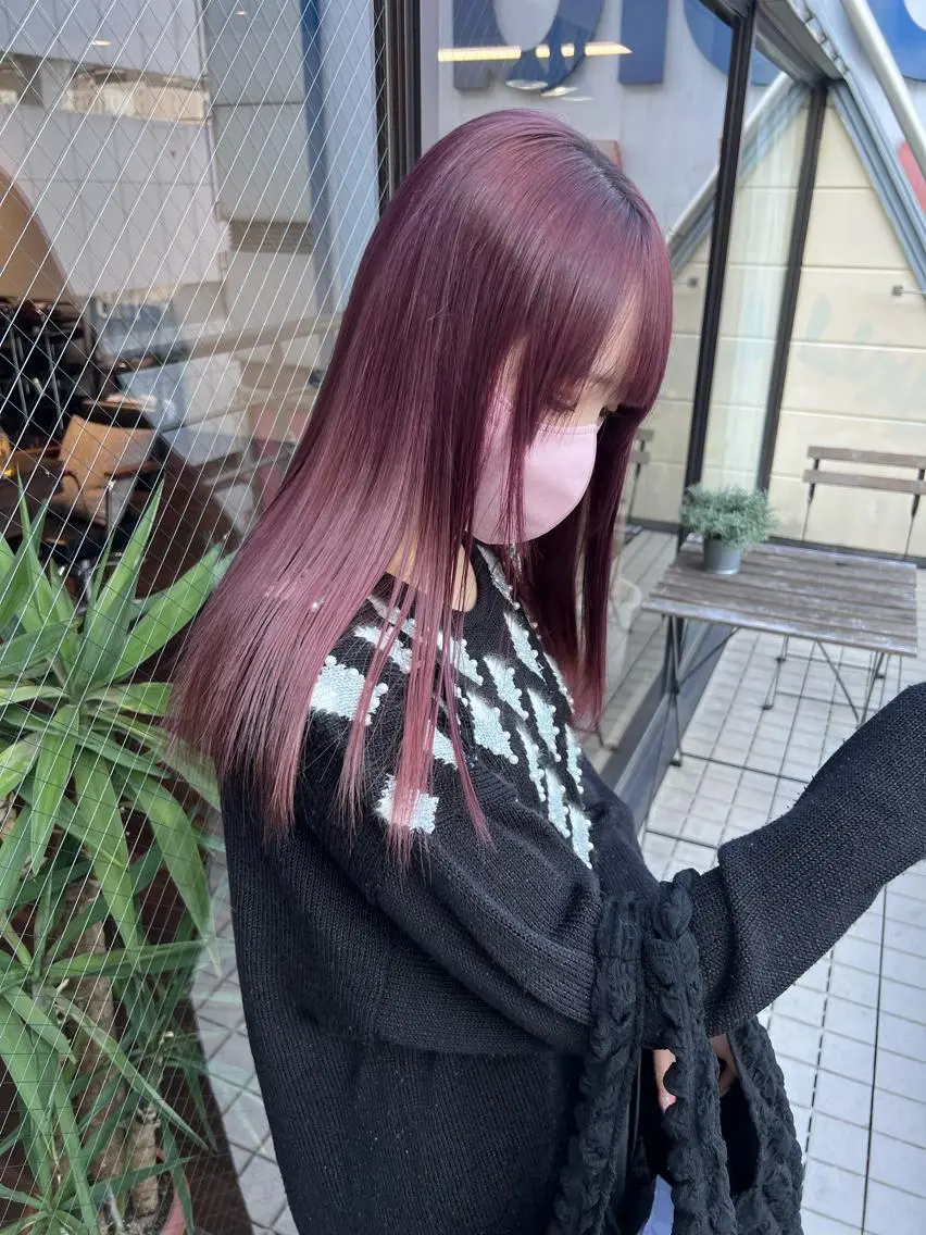 ロング カラー ベージュカラー ブリーチ ケアブリーチ ハイトーンカラー ミルクティーベージュ 🧡色落ちまで2度 楽しめる🧡ヨシキのヘアスタイル