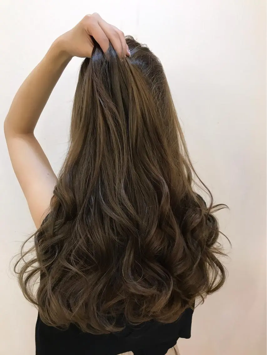 ロング カット パーマ HIRO .Nのヘアスタイル