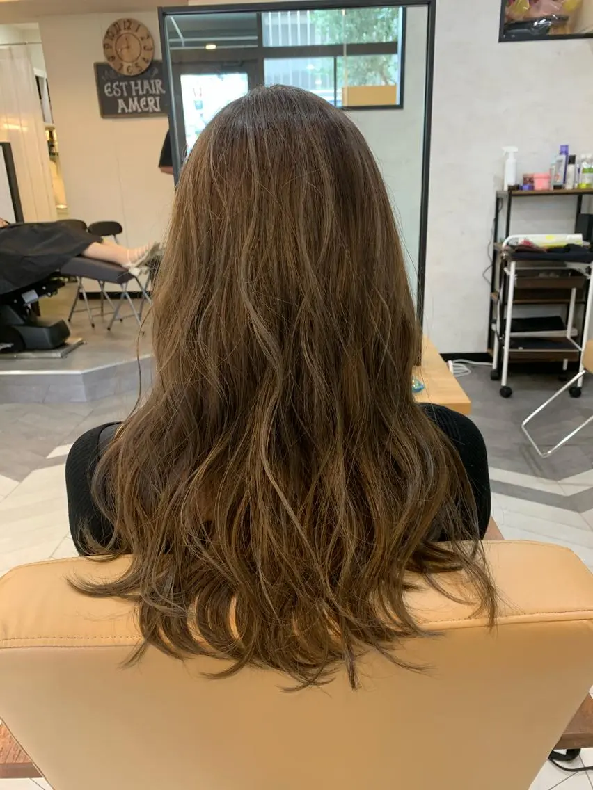 ロング カラー ヘアカラー est  店長 ✂︎高橋✂︎のヘアスタイル