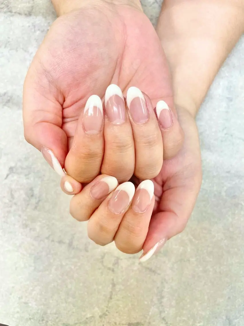 ネイル フレンチネイル シンプルネイル FASTNAIL PLUS 新宿店のネイルデザイン