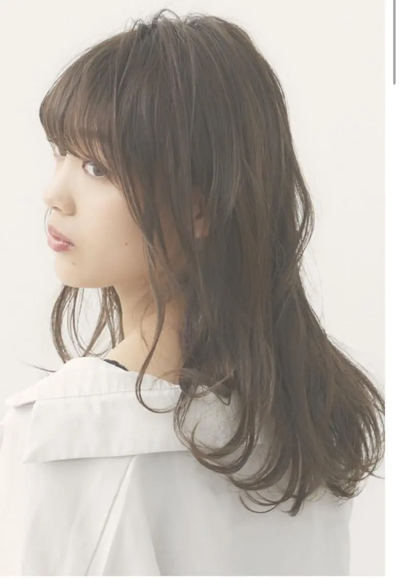 ロング パーマ オチ ハナのヘアスタイル