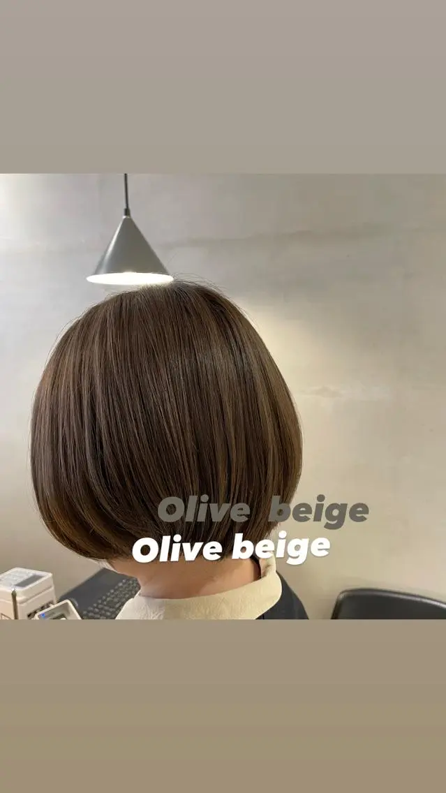 ショート カラー カット ヘアカラー トリートメント 外山 実咲のヘアスタイル