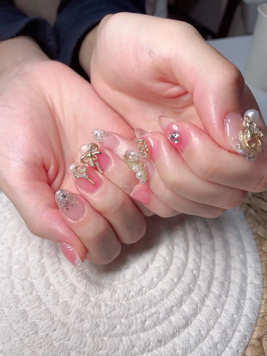 ネイル ハンドネイル M 🌷Nail 長さだし専門店のネイルデザイン