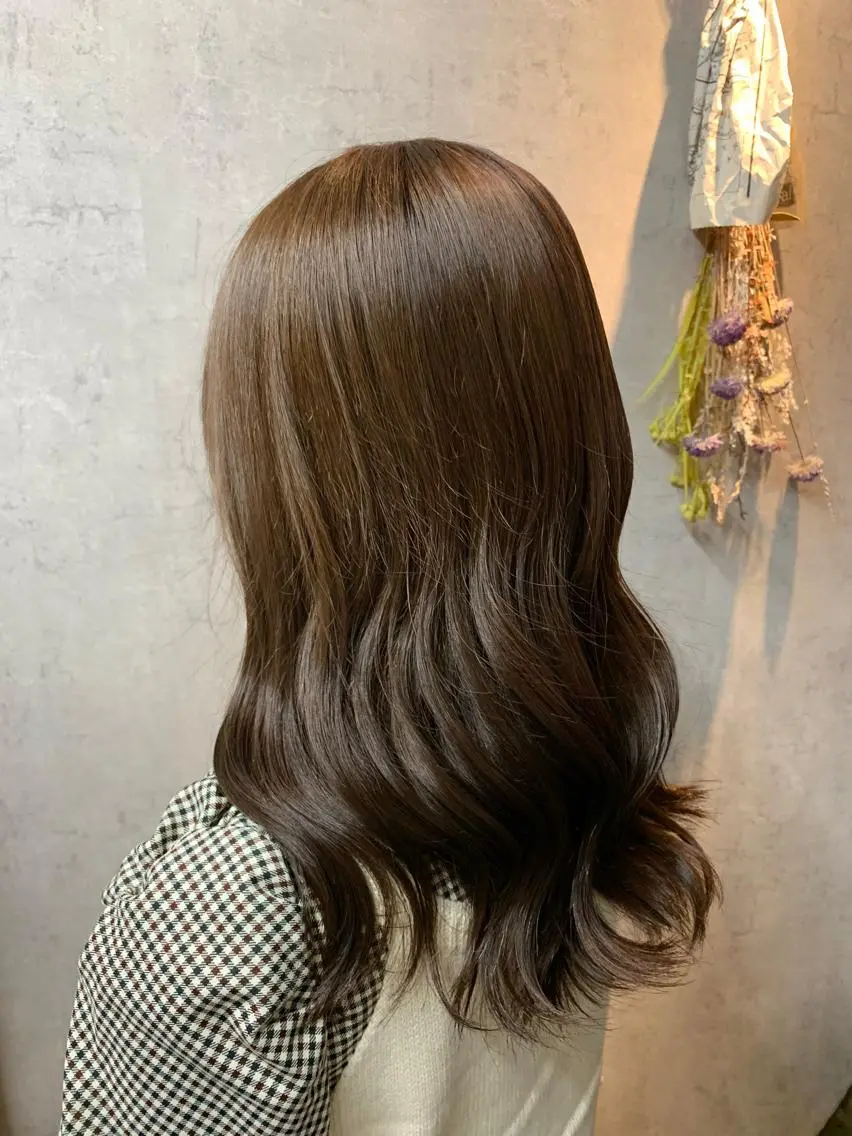 カラー 大島 千怜のヘアスタイル