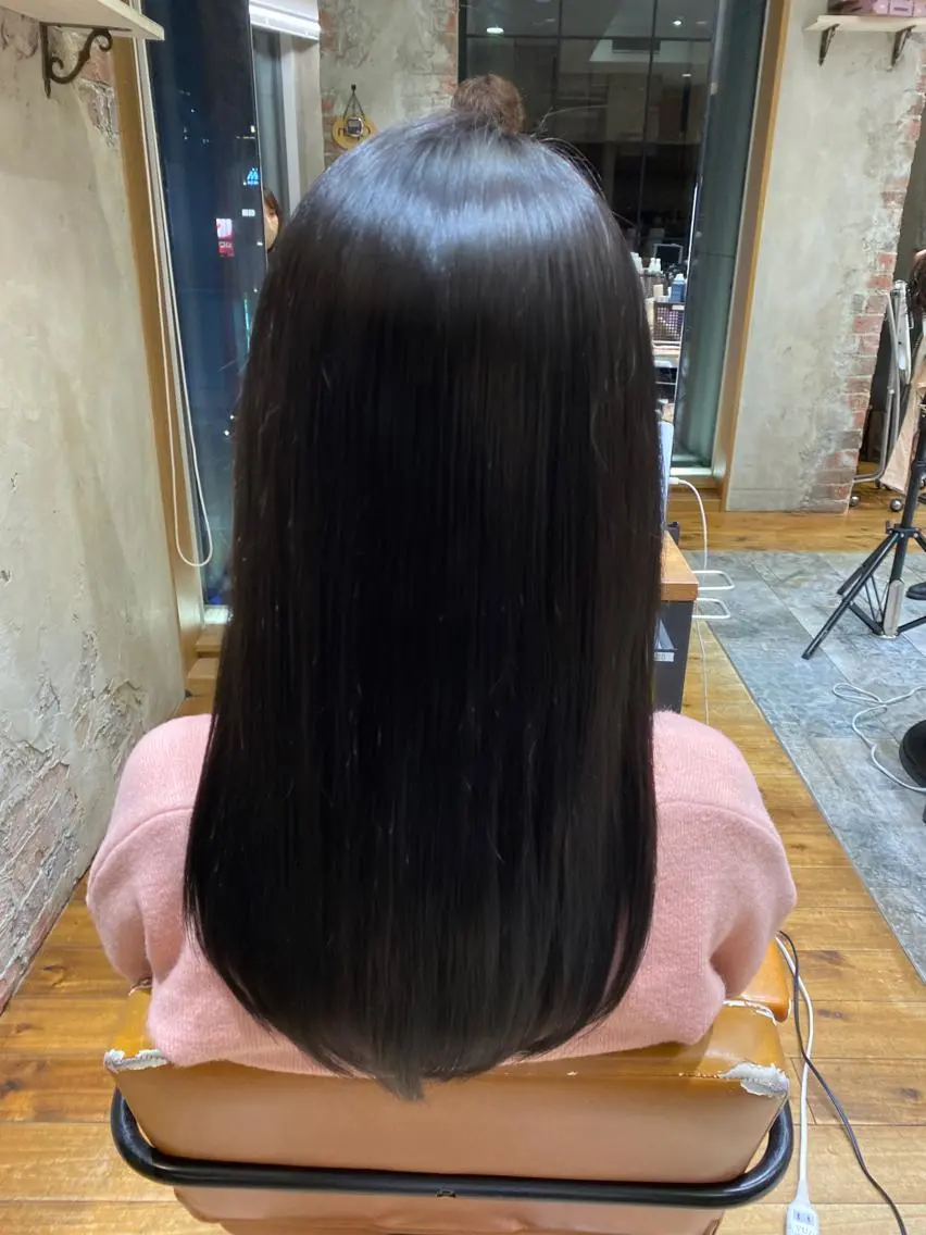 カラー 銀座/レイヤー 顔周りカット溝手優太のヘアスタイル