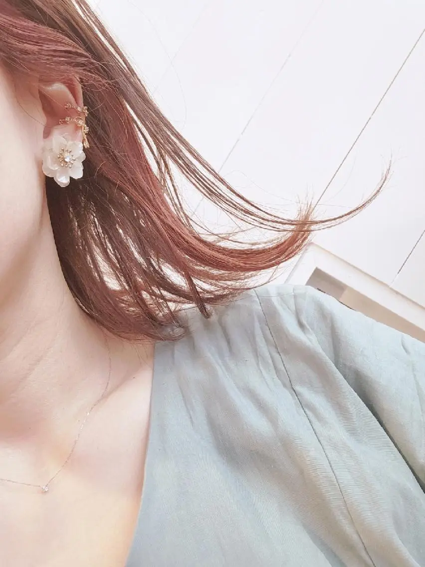 ミディアム カラー Coumi 女性専用美容室のヘアスタイル