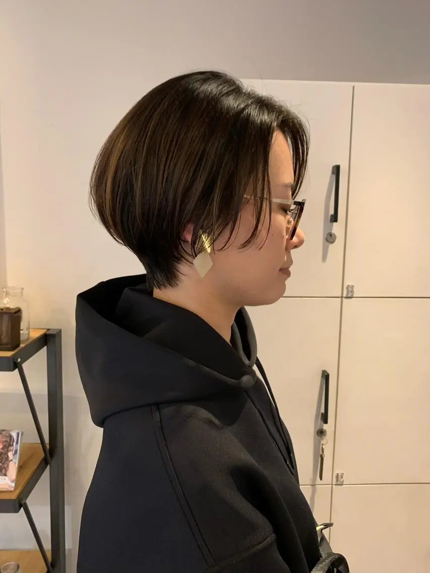 ショート カラー ハンサムショート ハイライトカラー ハイライト ショートヘア ウルフレイヤーカット /チヒロのヘアスタイル