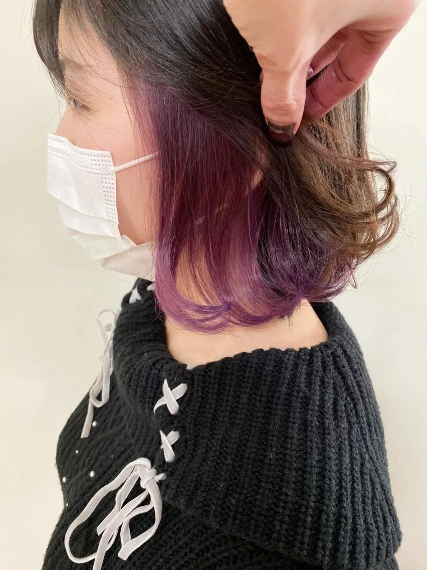 カラー SALOWIN栄 高須大貴のヘアスタイル