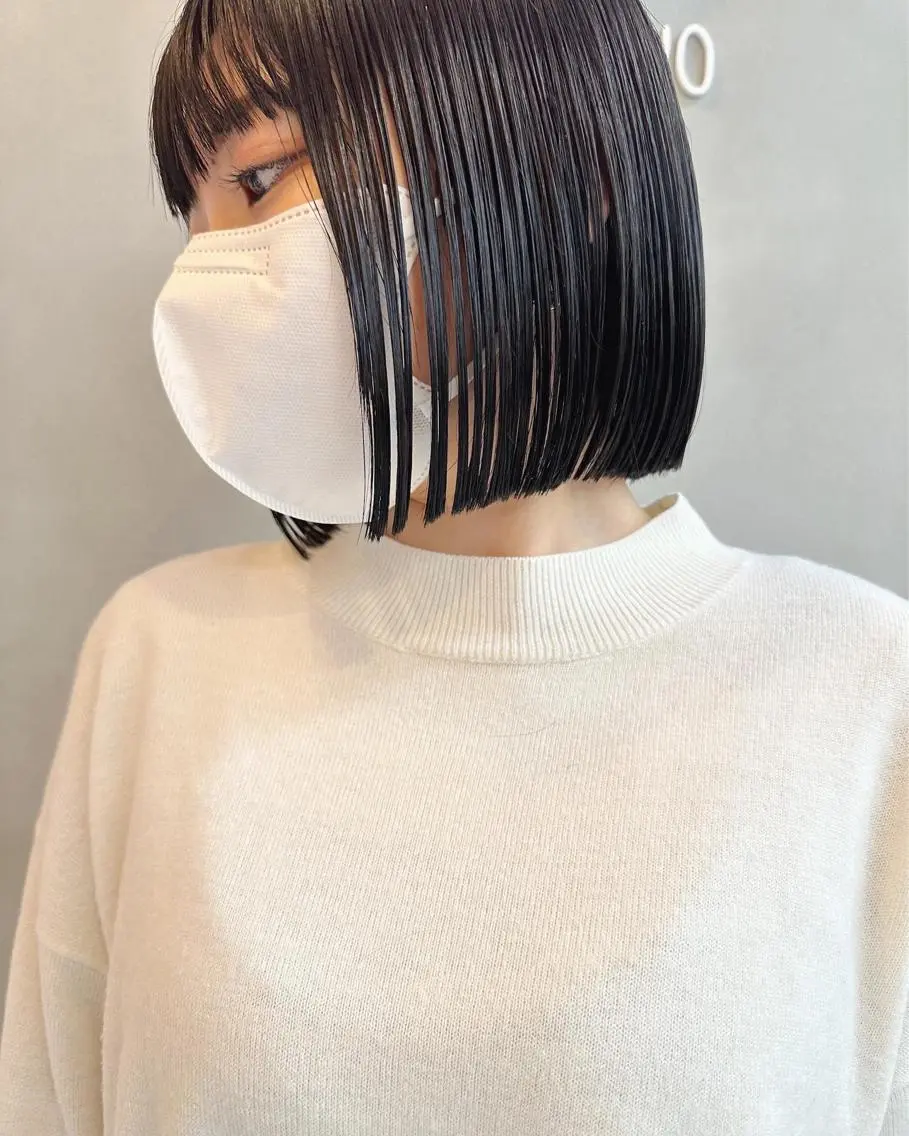 ショート カラー カット ヘアカラー トリートメント センターパート/ レイヤー/ayuのヘアスタイル