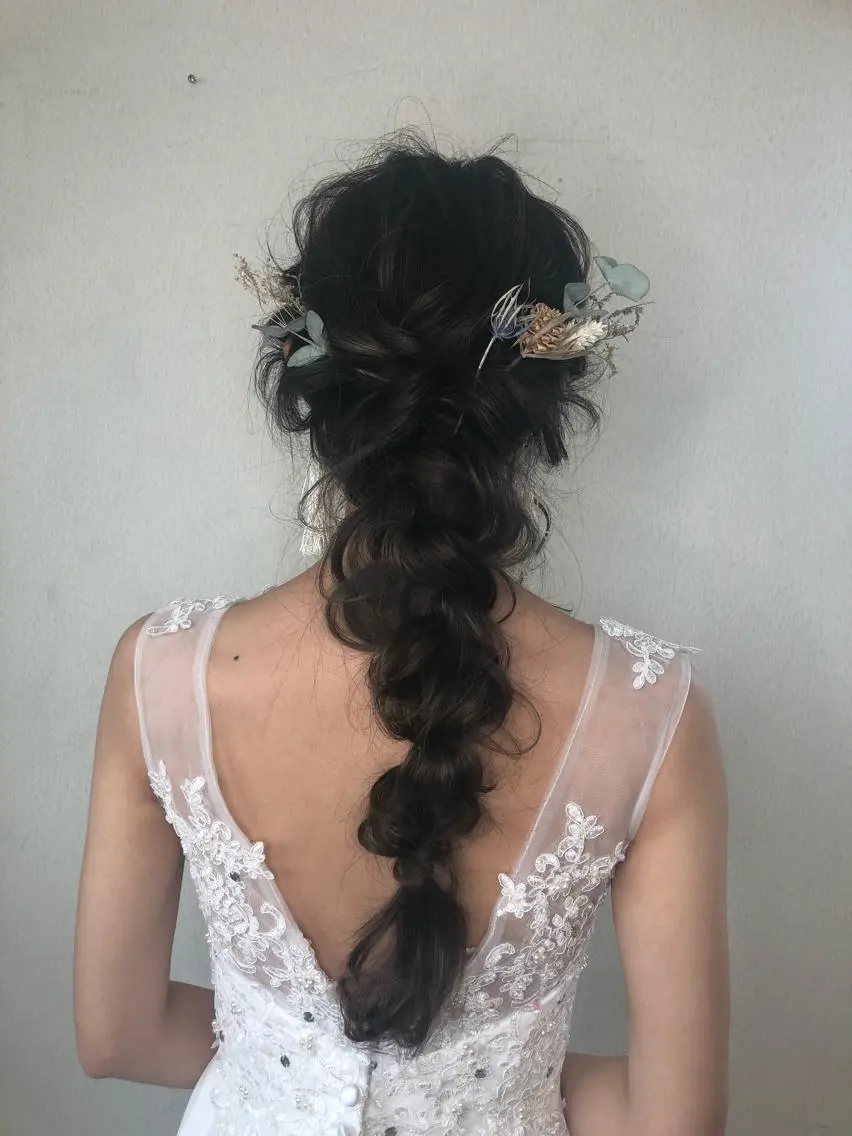 ロング カラー ヘアアレンジ 竹嶋 興樹のヘアスタイル