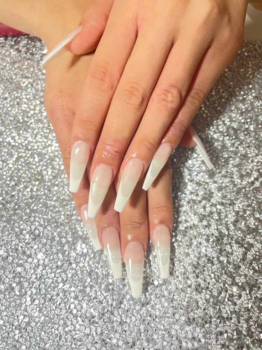 ネイル ロングネイル 🌙🫧CHARME (RUKA)🦋🫧のネイルデザイン