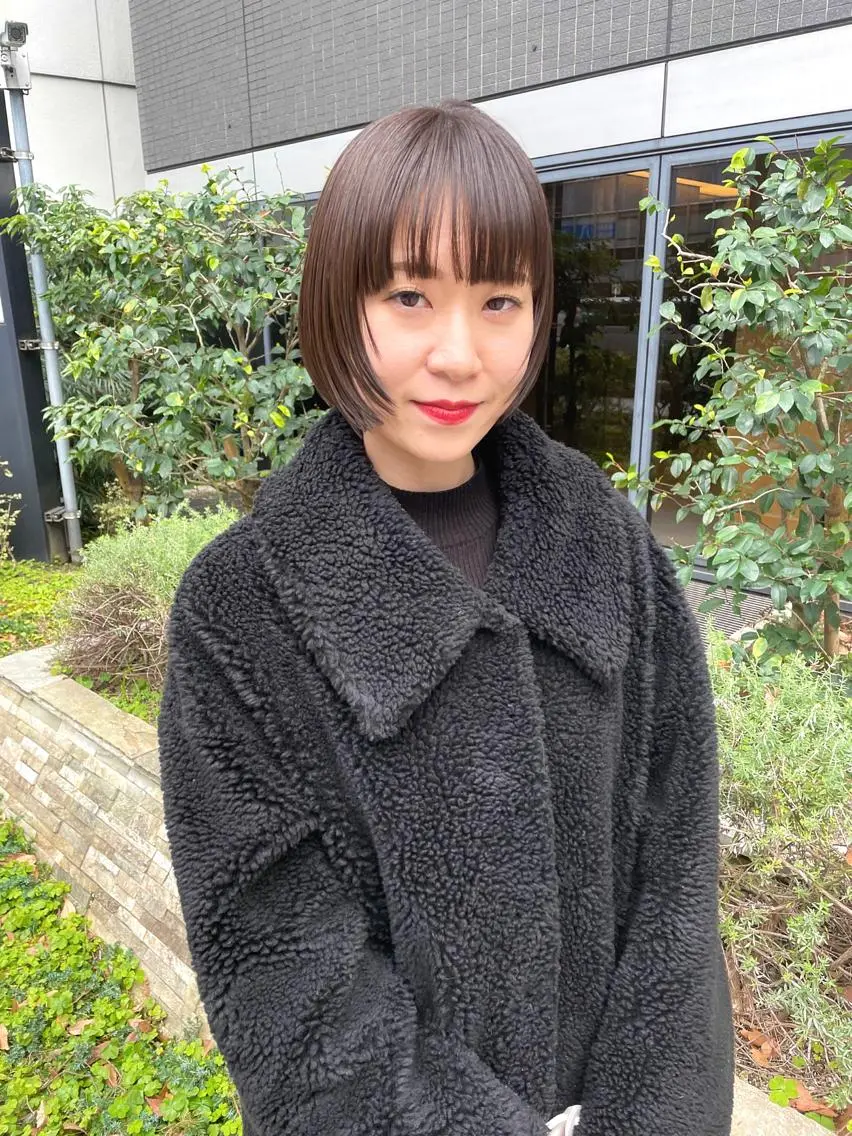 ミディアム カラー パーマ ヘアアレンジ メンズ キッズ ネイル マツエク・マツパ アイブロウ 顔まわりレイヤー レイヤーカット tatsumi/ボブ ウルフ/レイヤーのヘアスタイル