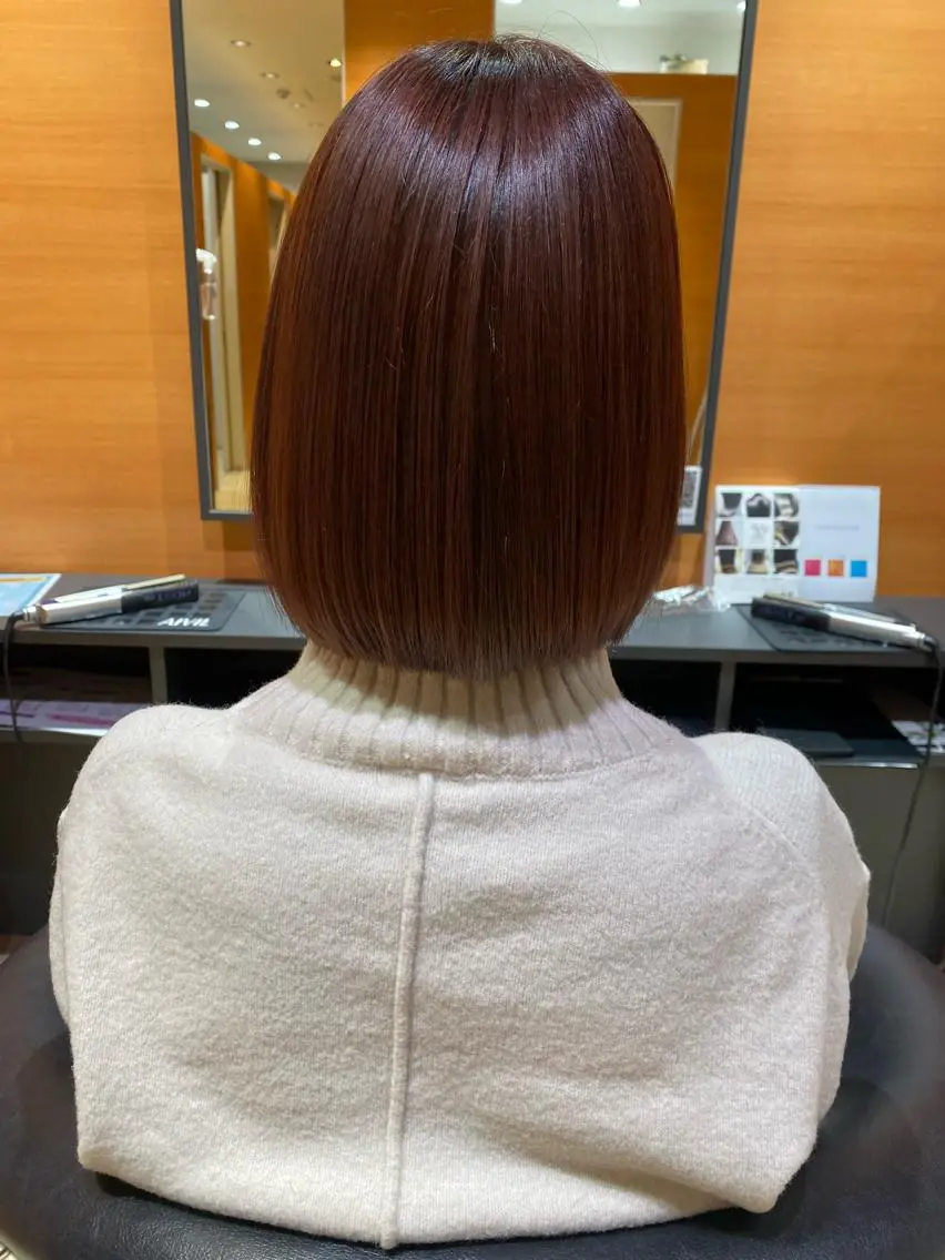 ミディアム ヘアカラー トリートメント 韓国ヘア🕊村上 ののこ🕊のヘアスタイル