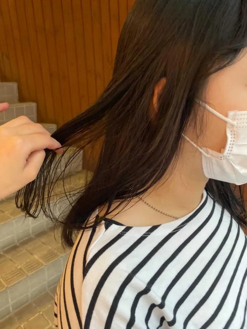 ロング 🐩透明感ミルクティ ーピンクニイナ🐩のヘアスタイル