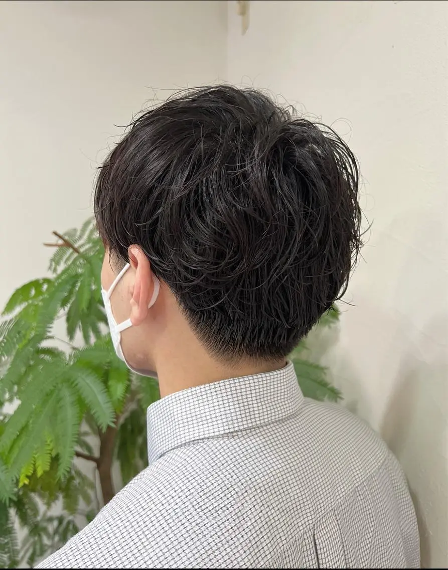 パーマ メンズ メンズパーマ ニュアンスパーマ Ang　山口 莉沙のヘアスタイル